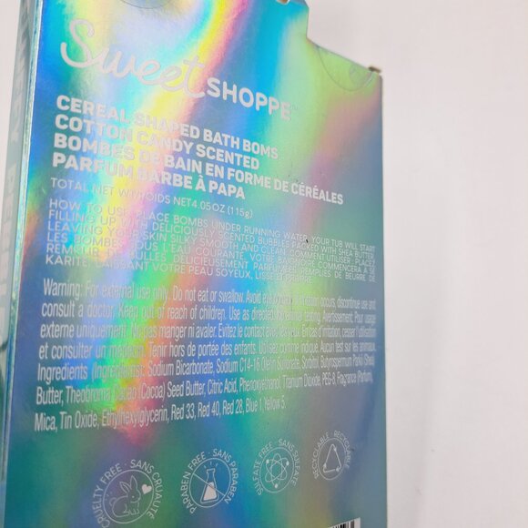 Fluffy Pebbles Pastel Cotton Candy Scented Novelty Bath Bombs - Picture 5 of 6